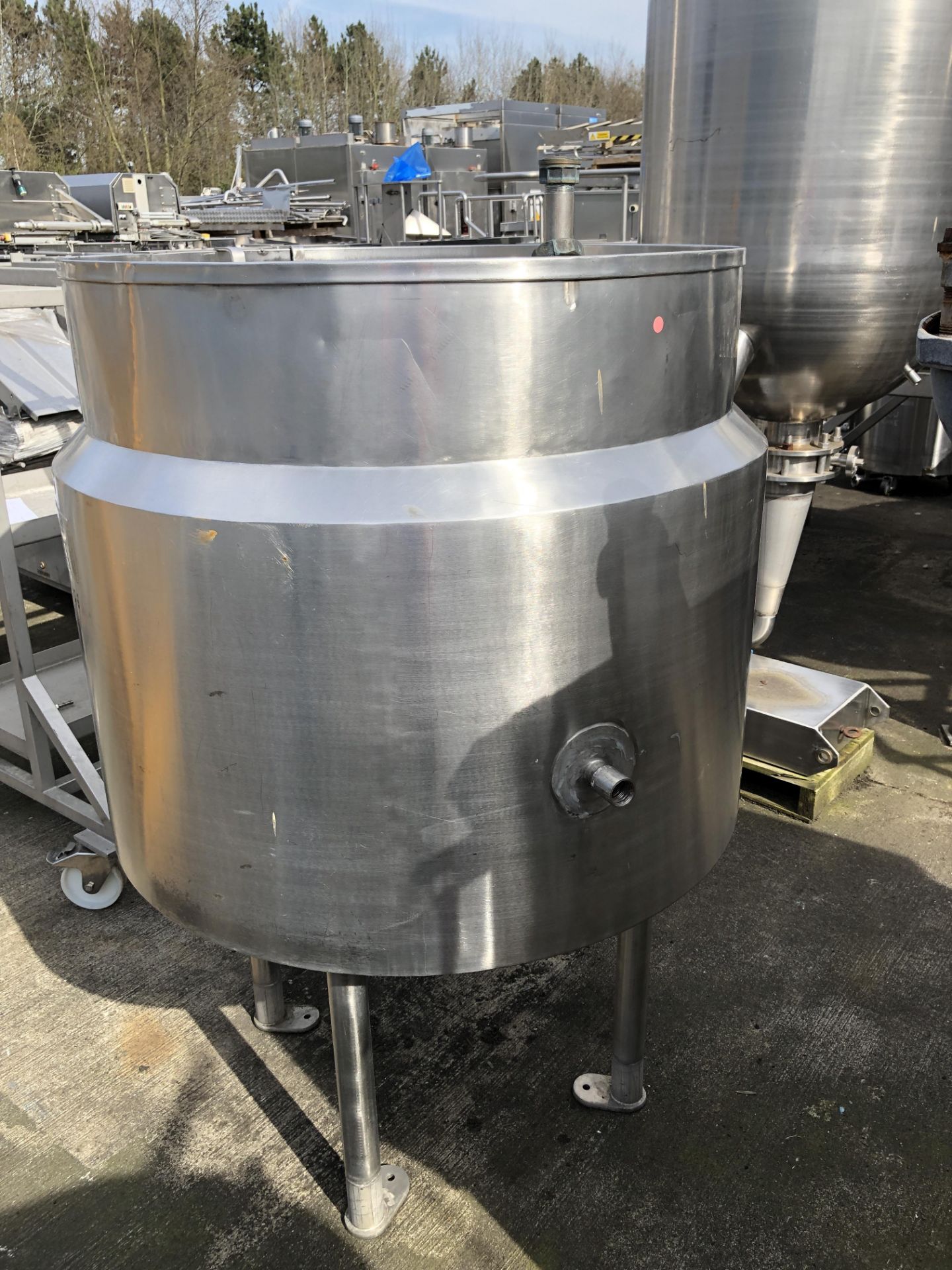 Fairfield Hytec 400L Open Top Jacketed Tank, with - Image 3 of 3