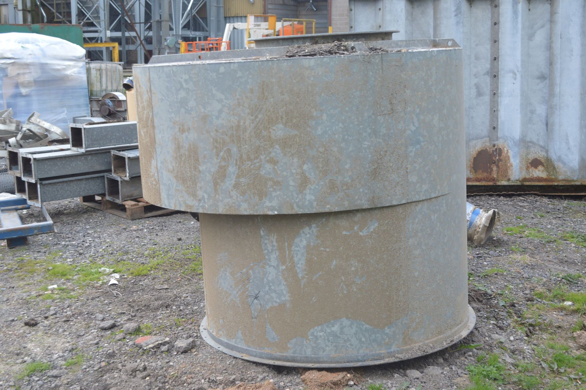 Galvanised Steel Cyclone Receiver, approx. 1.6m x - Image 5 of 7