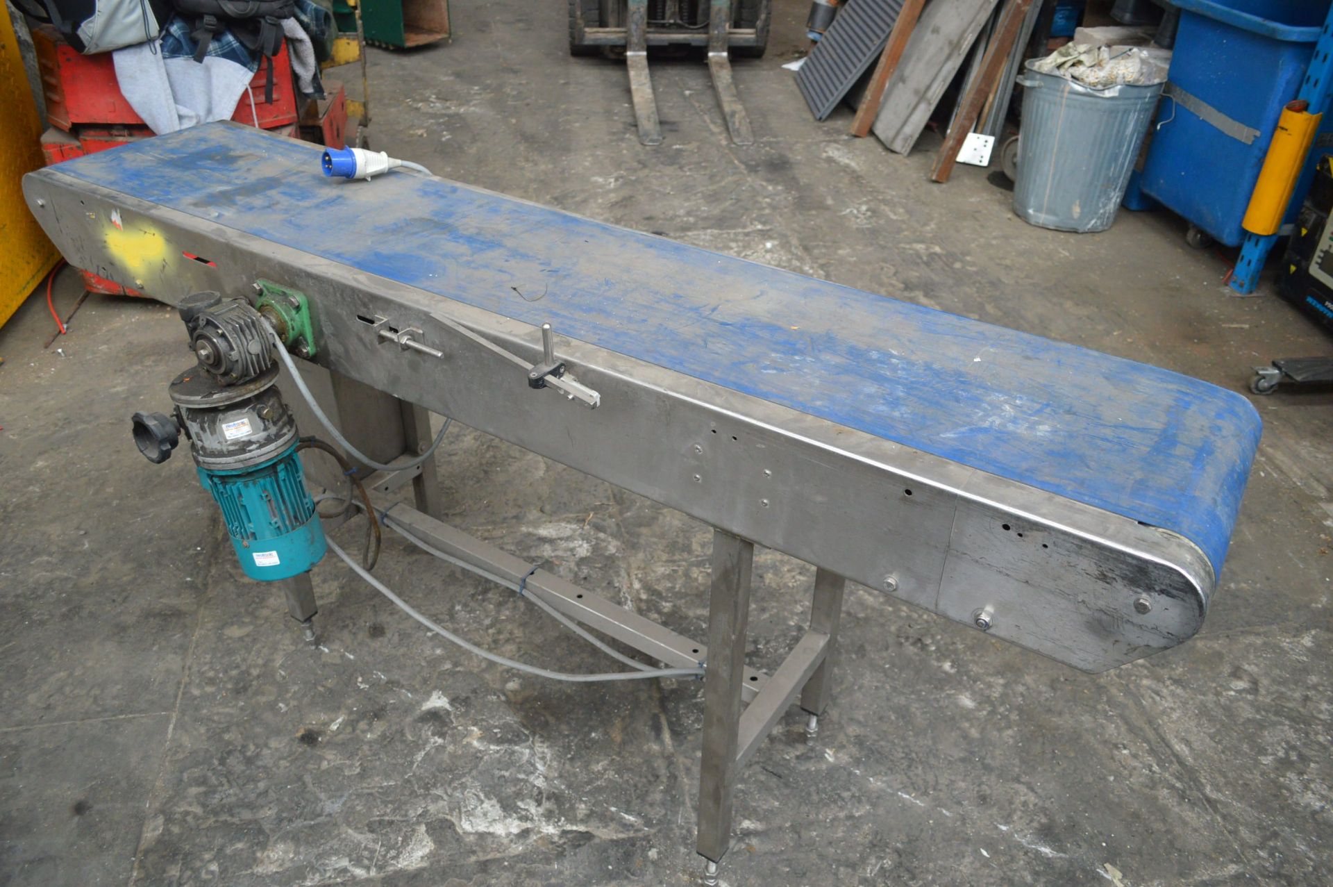 Stainless Steel Framed Belt Conveyor, 345mm wide o - Image 3 of 3