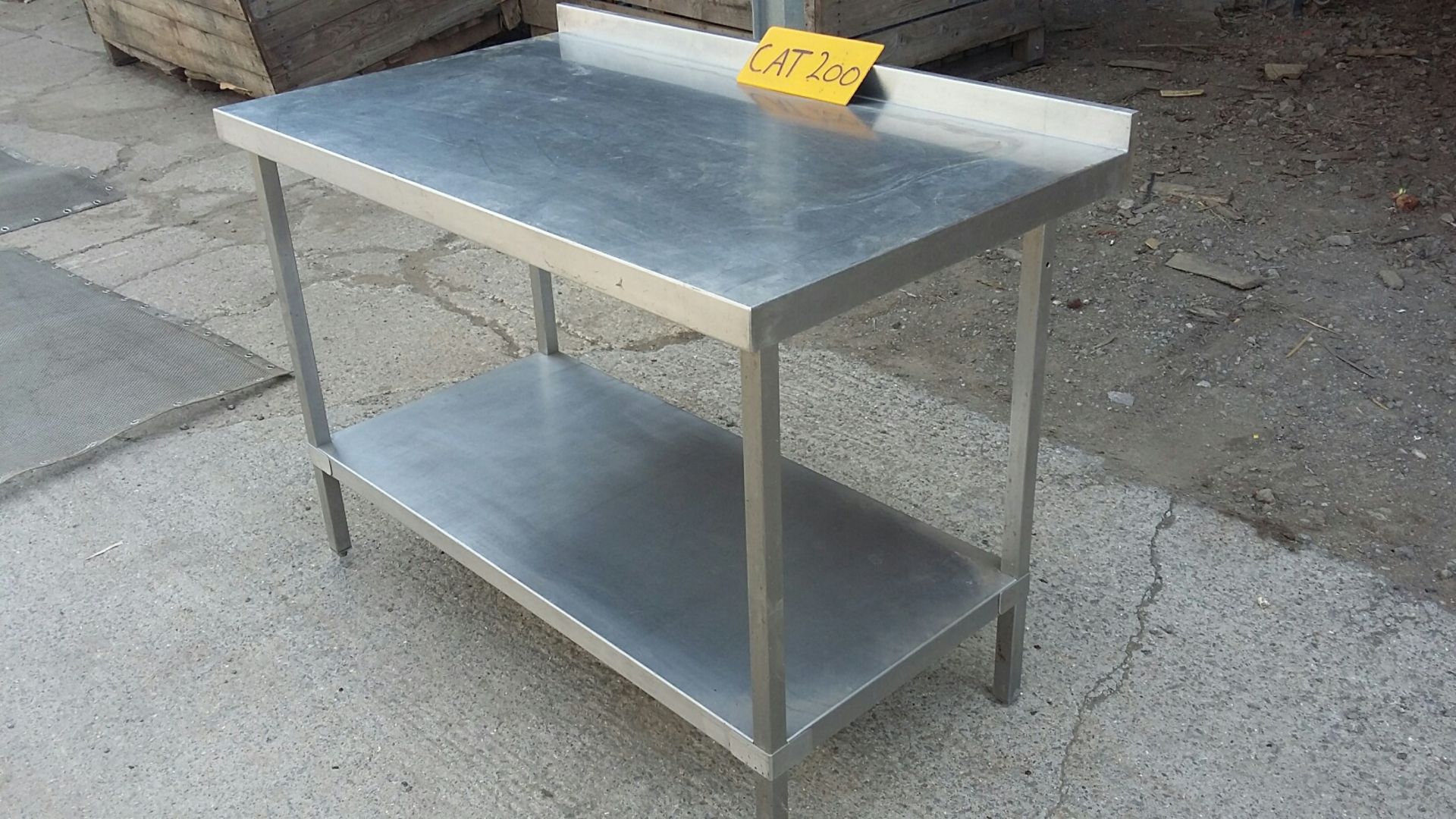 Stainless Steel Table, with one shelf - Image 2 of 2