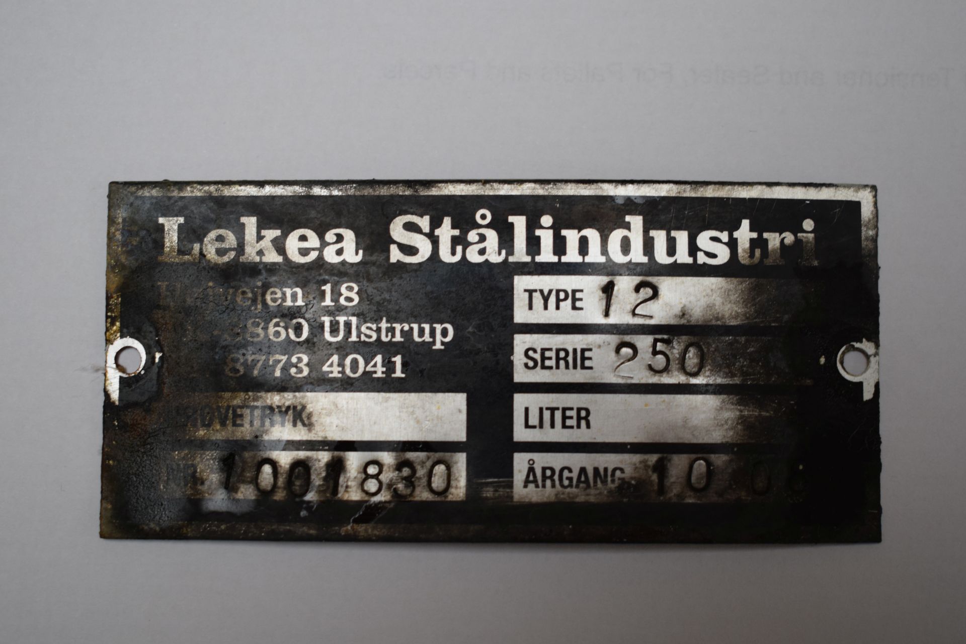 Lekea Stalindustri 250 12m Lined Heavy Duty Indust - Image 3 of 6