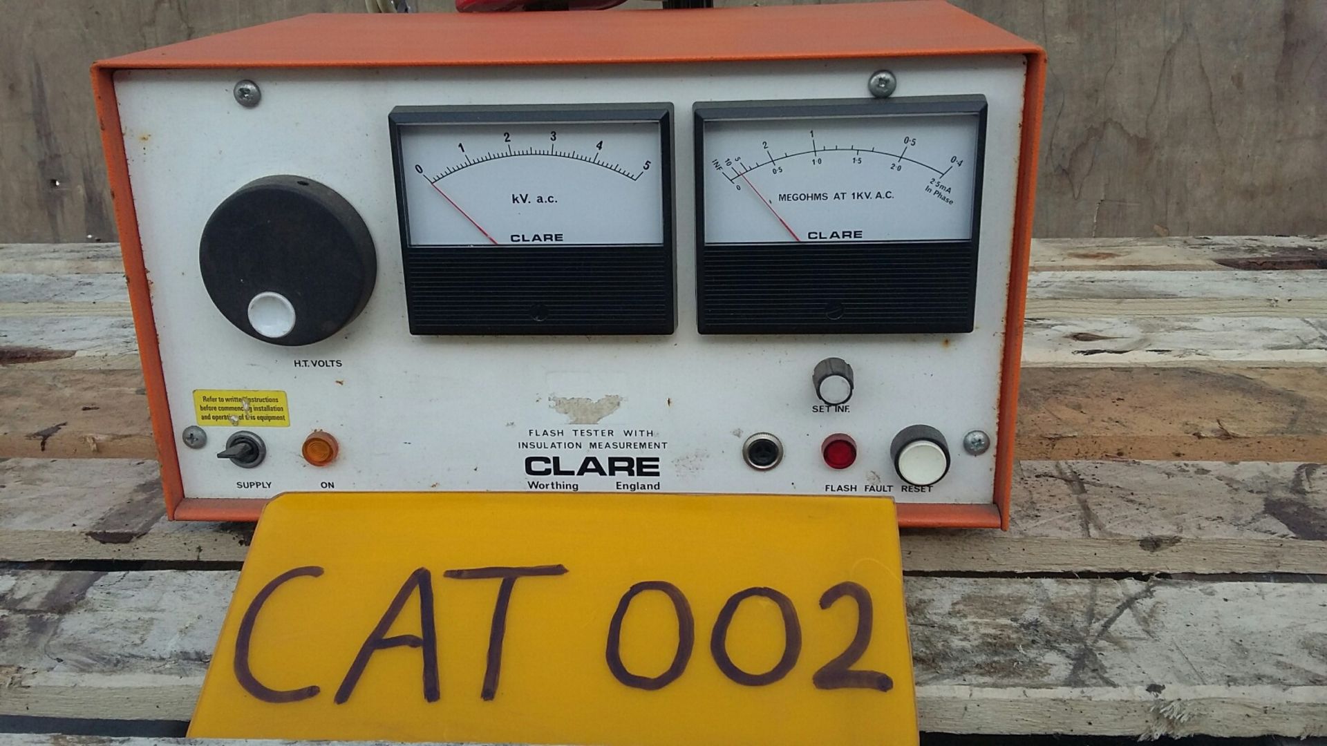 Clare A203B High Voltage Flash Tester - Image 2 of 3