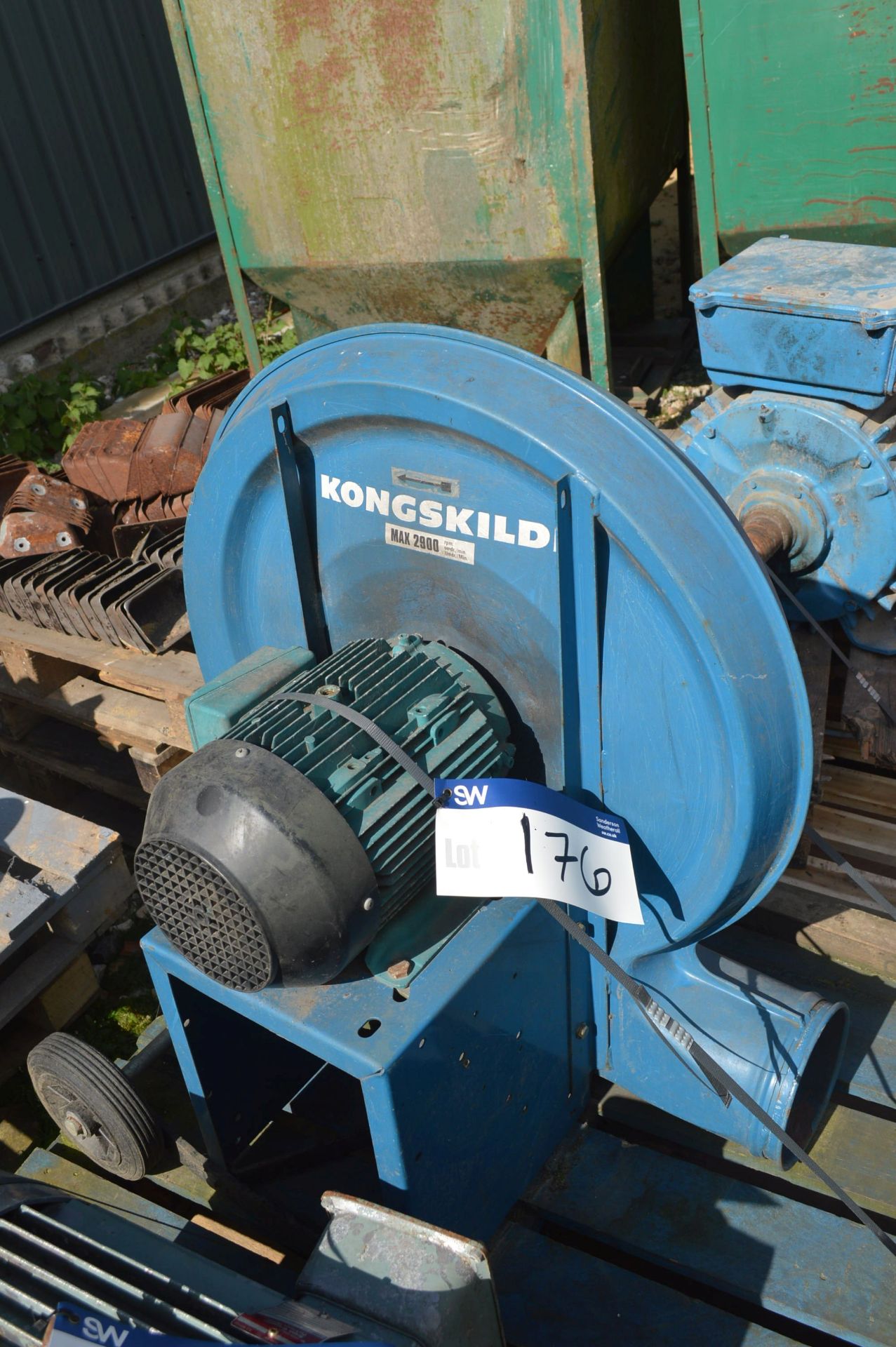 Kongskilde TRL55 Mobile Centrifugal Fan, with elec