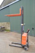 Kentruck B69E 1000kg cap. Pedestrian Operated Battery Electric Fork Lift Truck, serial no. 971101,