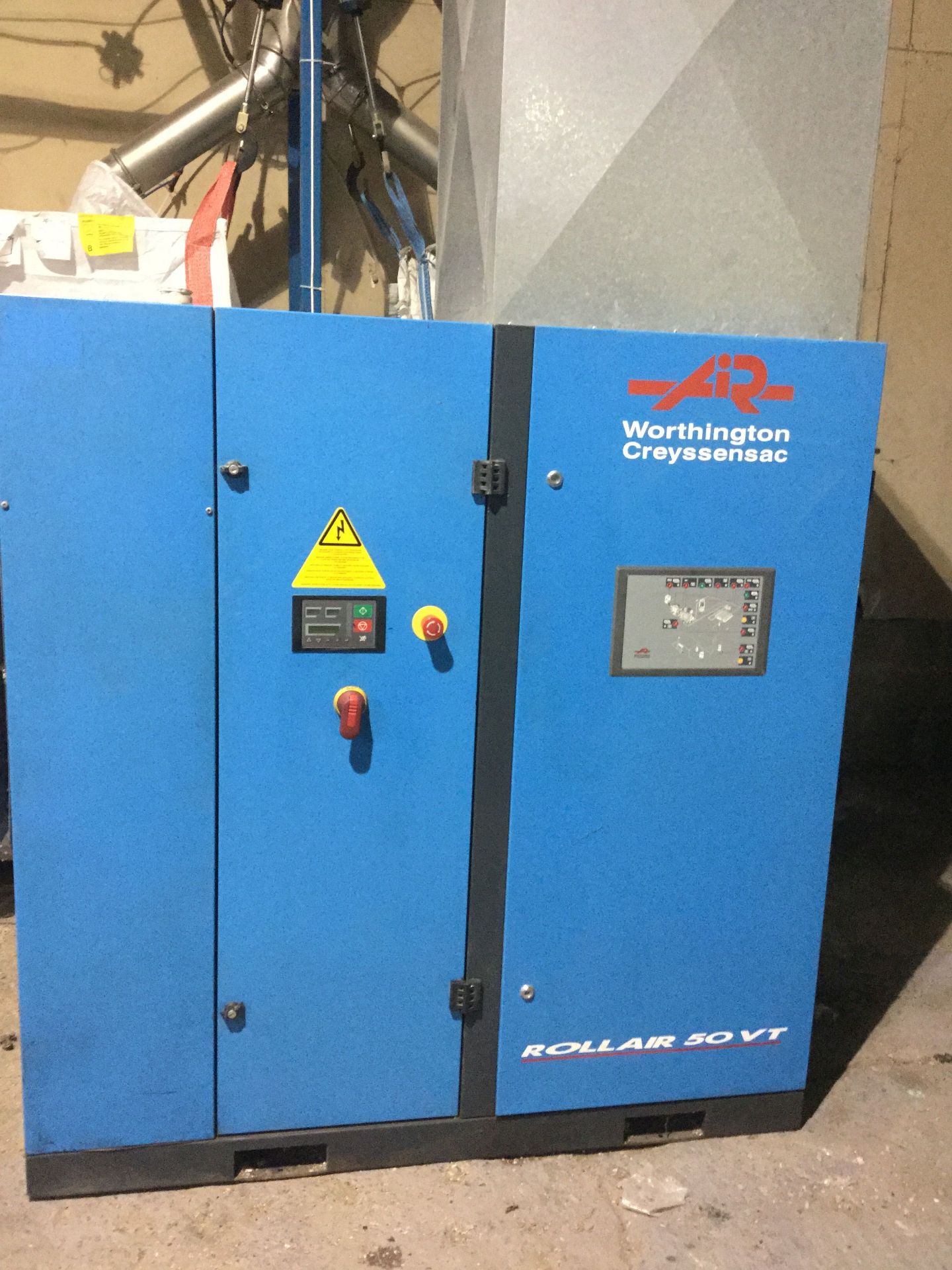 Worthington Creyssensac ROLLAIR 50VT PACKAGE AIR COMPRESSOR, serial no. WCO102549, reference no. - Image 2 of 4