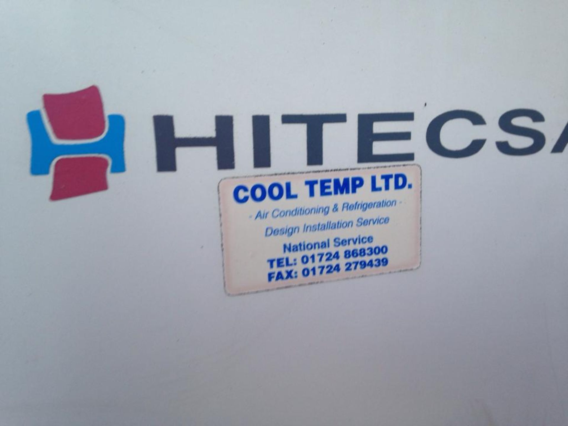 Hitesca MOD AXCZ 701 Air Conditioning Exchanger, serial no. 03924625, year of manufacturer 2003 - Image 3 of 3