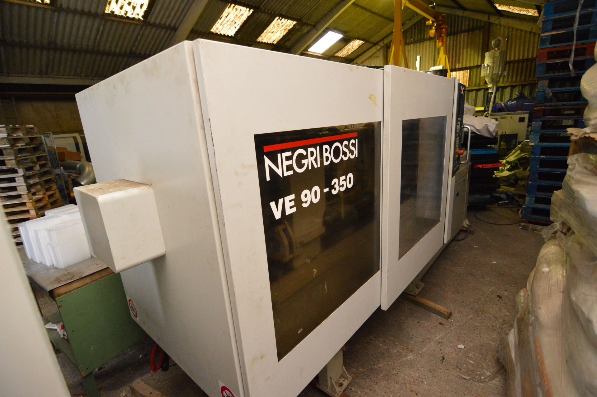 Negri Bossi VE90 90 tonne PLASTIC INJECTION MOULDING MACHINE, serial no. 88-125, euromap - Bild 2 aus 5