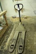 Hand Hydraulic Pallet Truck, forks approx. 1m long