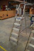 Five Rise Folding Alloy Stepladder (please note-lo