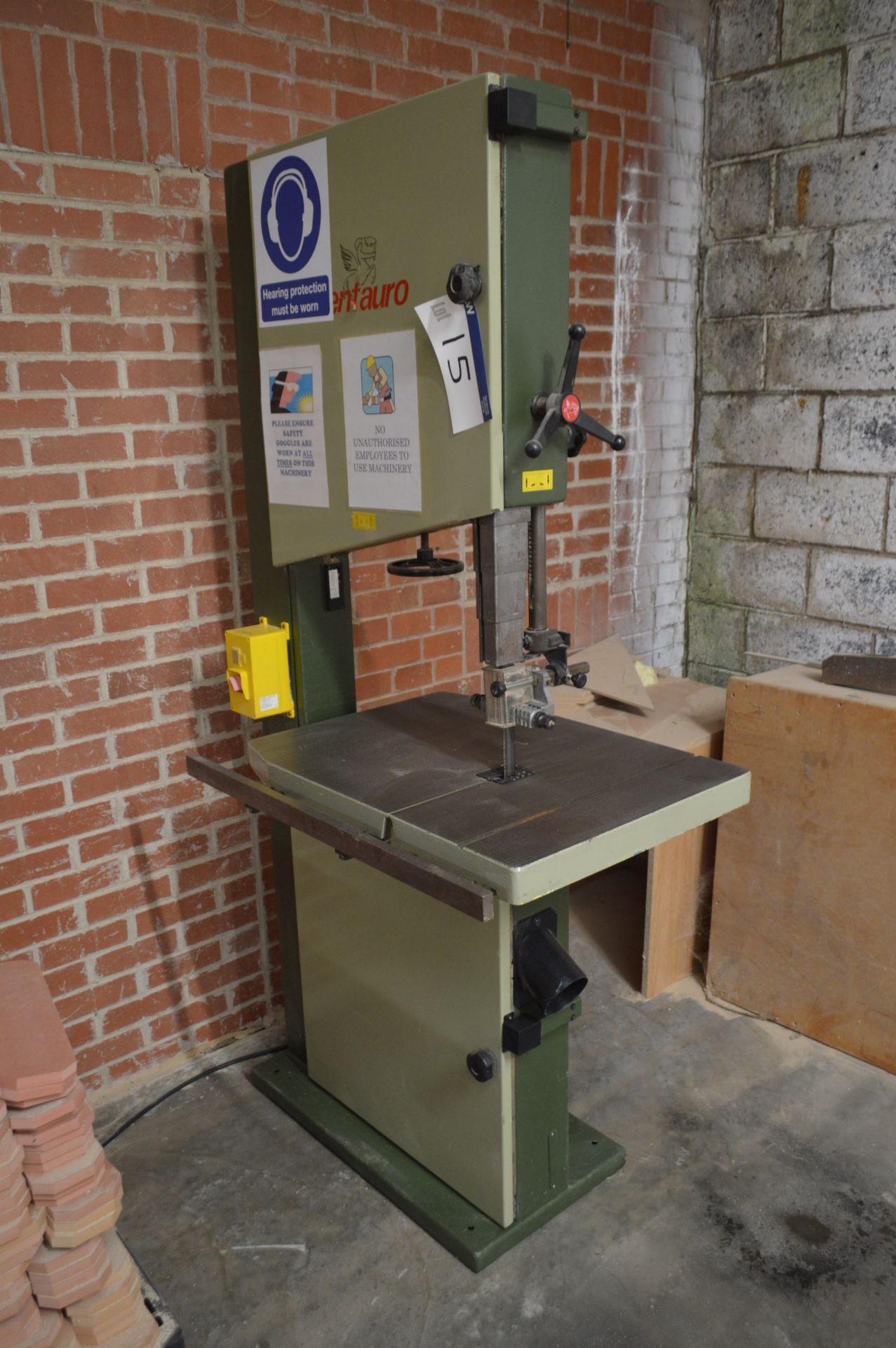 Centauro SP6000 Vertical Band Saw, 590mm throat, s