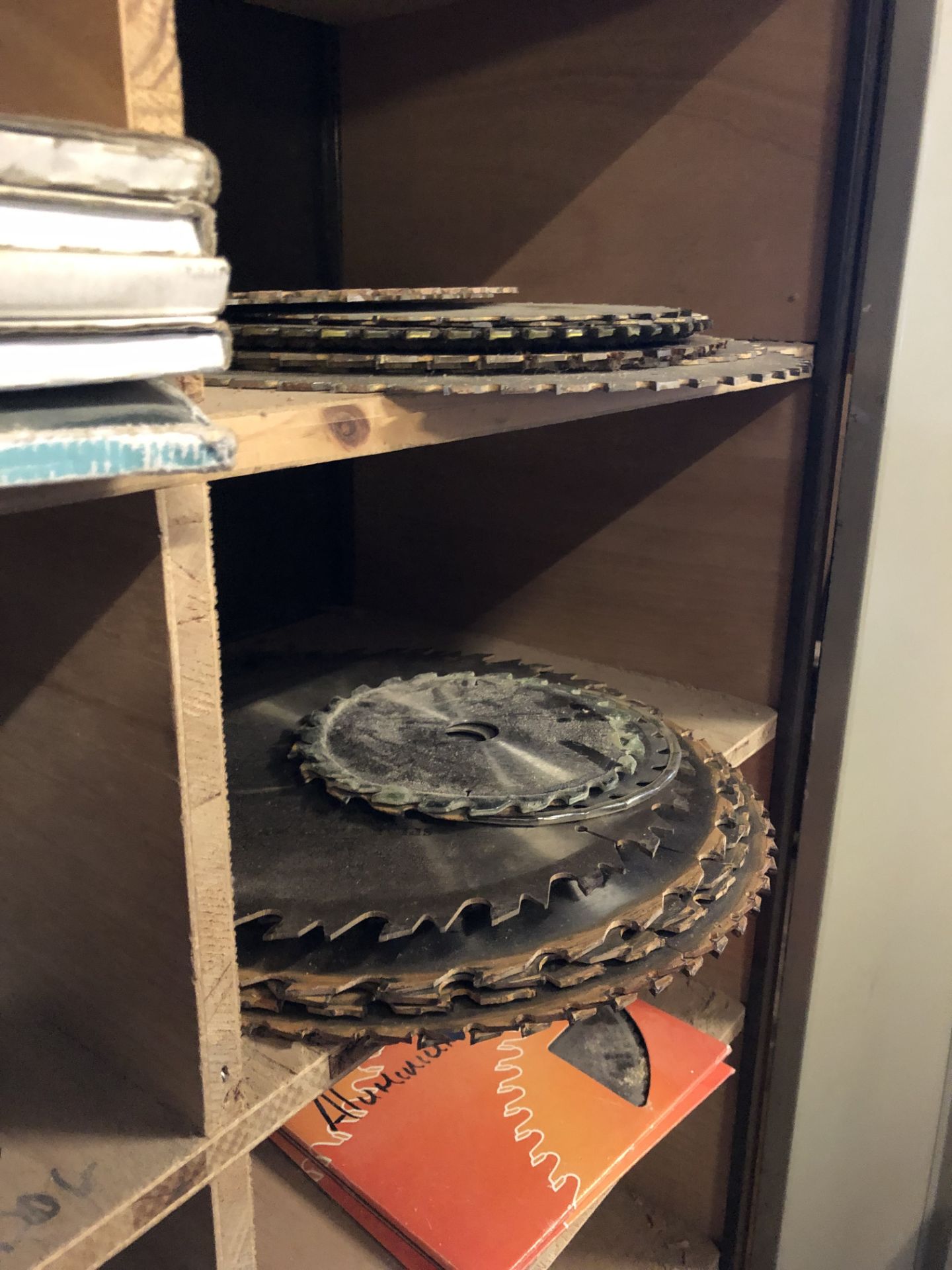 Assorted Saw Blades, as set out in cabinet (cabine - Image 2 of 3