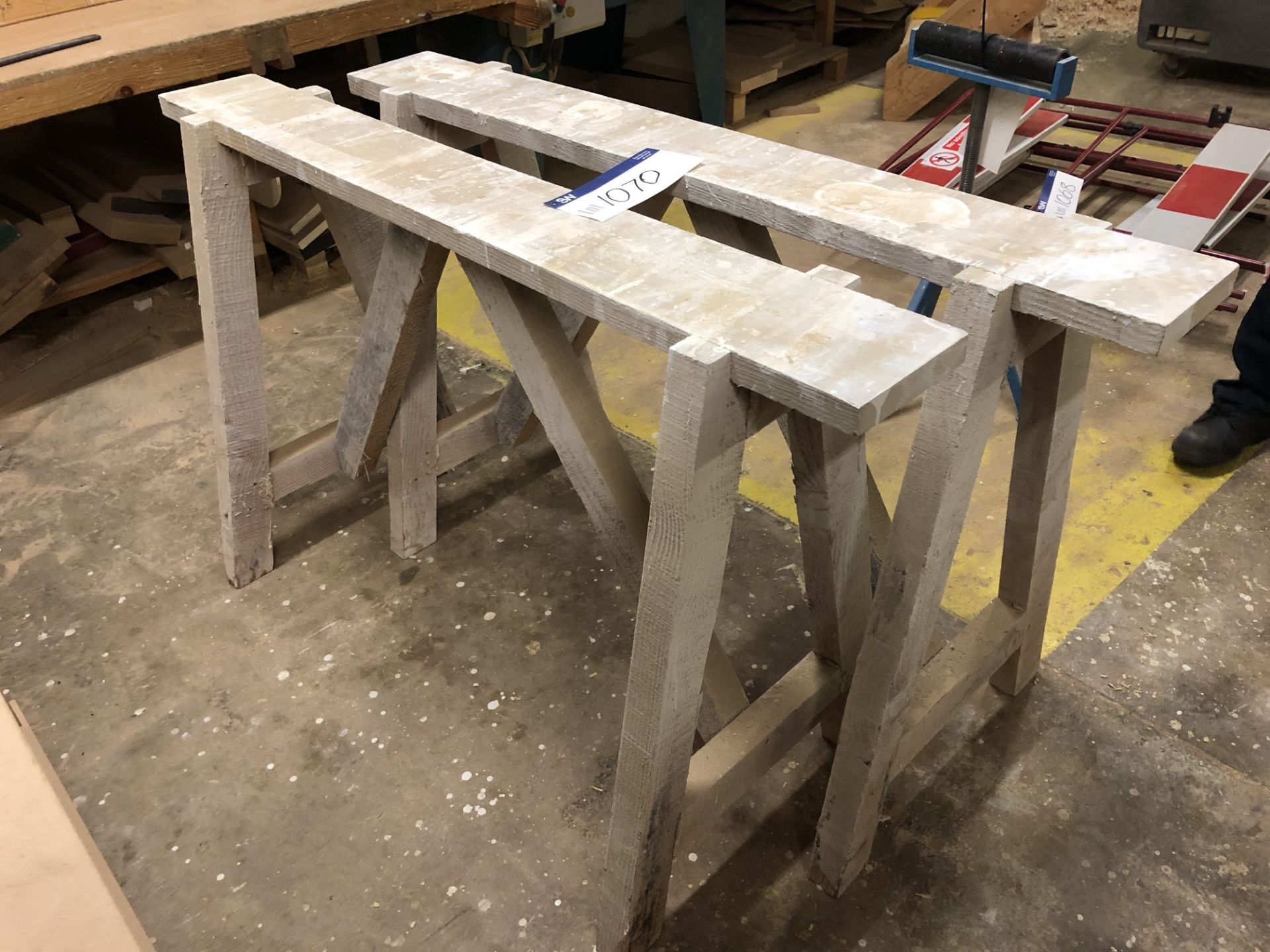 Two Wood Trestles (please note - lots situated at: - Image 2 of 2