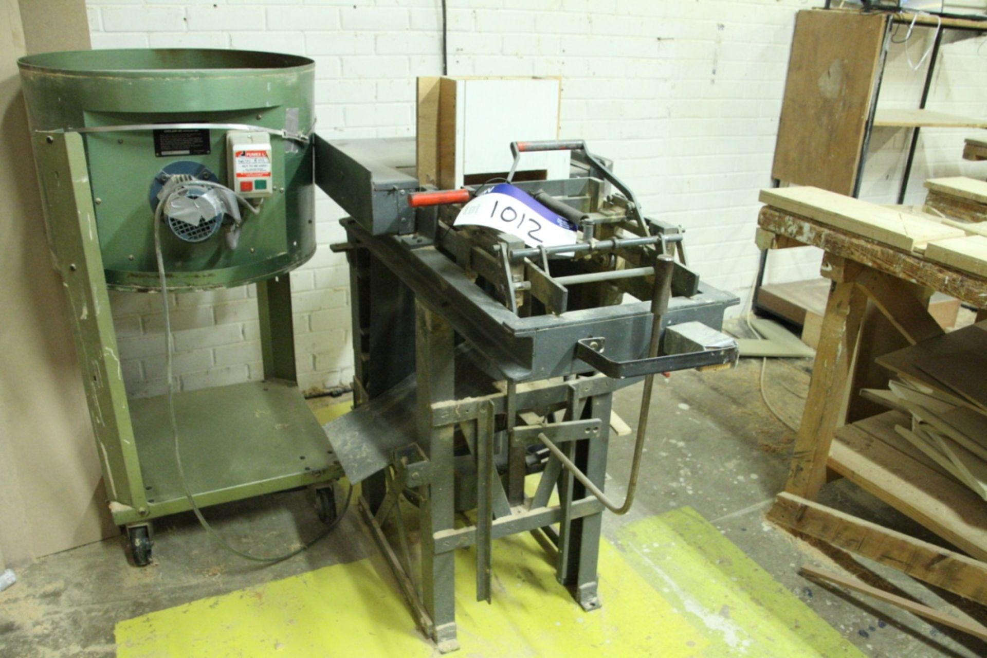 Wedge Cutting Machine, approx. 1.2m x 1.05m high (