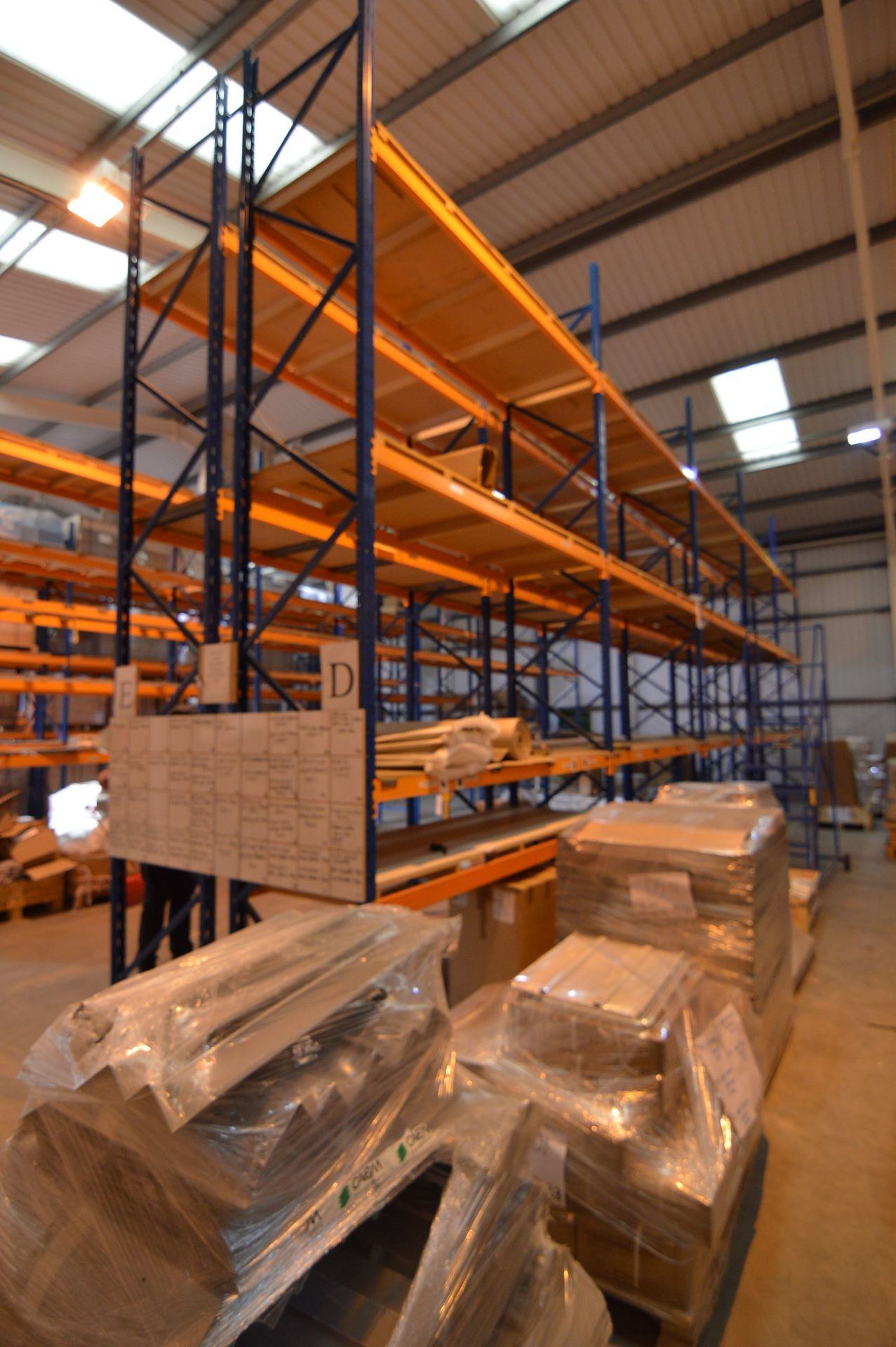 Double-Sided Four-Bay Pallet Rack, approx. 13.5m l - Image 2 of 2