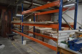 Two-Bay Multi-Tier Pallet Rack (no contents) (plea