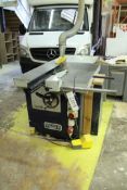 Sedgwick TA400 Circular Saw Bench, approx. 2m x 0.