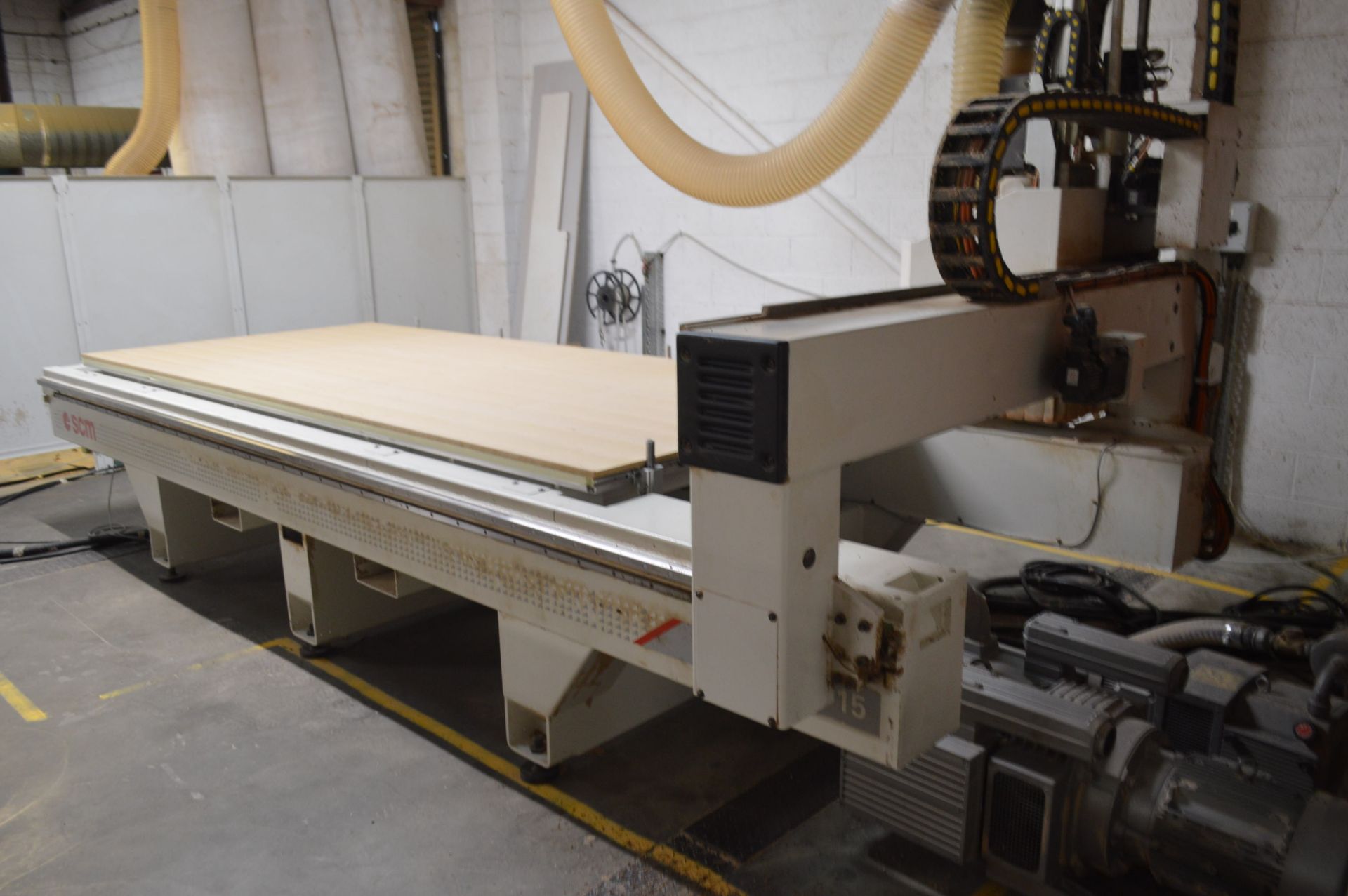 SCM PRATIX P15 CNC Router, serial no. AA1/016342,