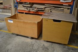 Three Mobile Timber Box Trucks (please note-lots s