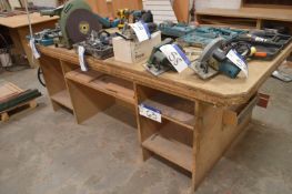 Timber Bench, approx. 2.5m x 1.2m (please note-lot