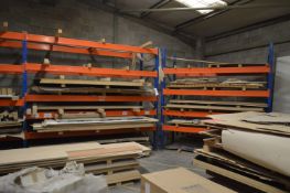 Pallet Racking comprising one x two-bay multi-tier