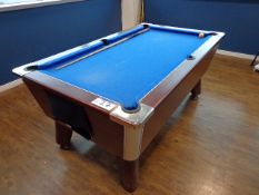 6ft Pool Table, with balls, triangle and two pool