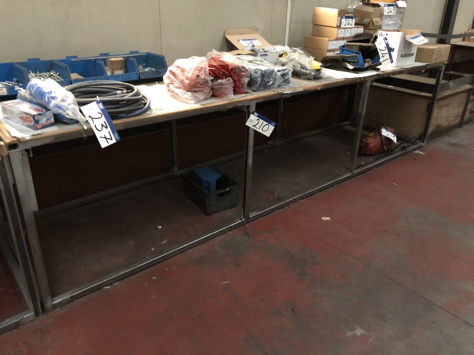 Steel Workbench, 4000mm