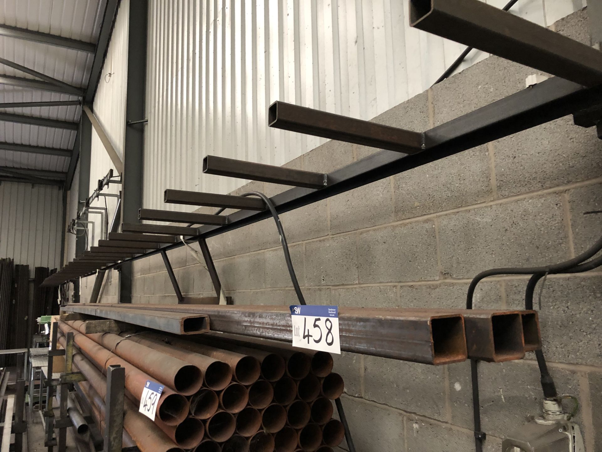 2 Lengths Steel Box Section 80 x 80 x 6m, 1 Length of Steel Channel 110 x 50 x4m, 1 Length Steel Box - Image 2 of 2