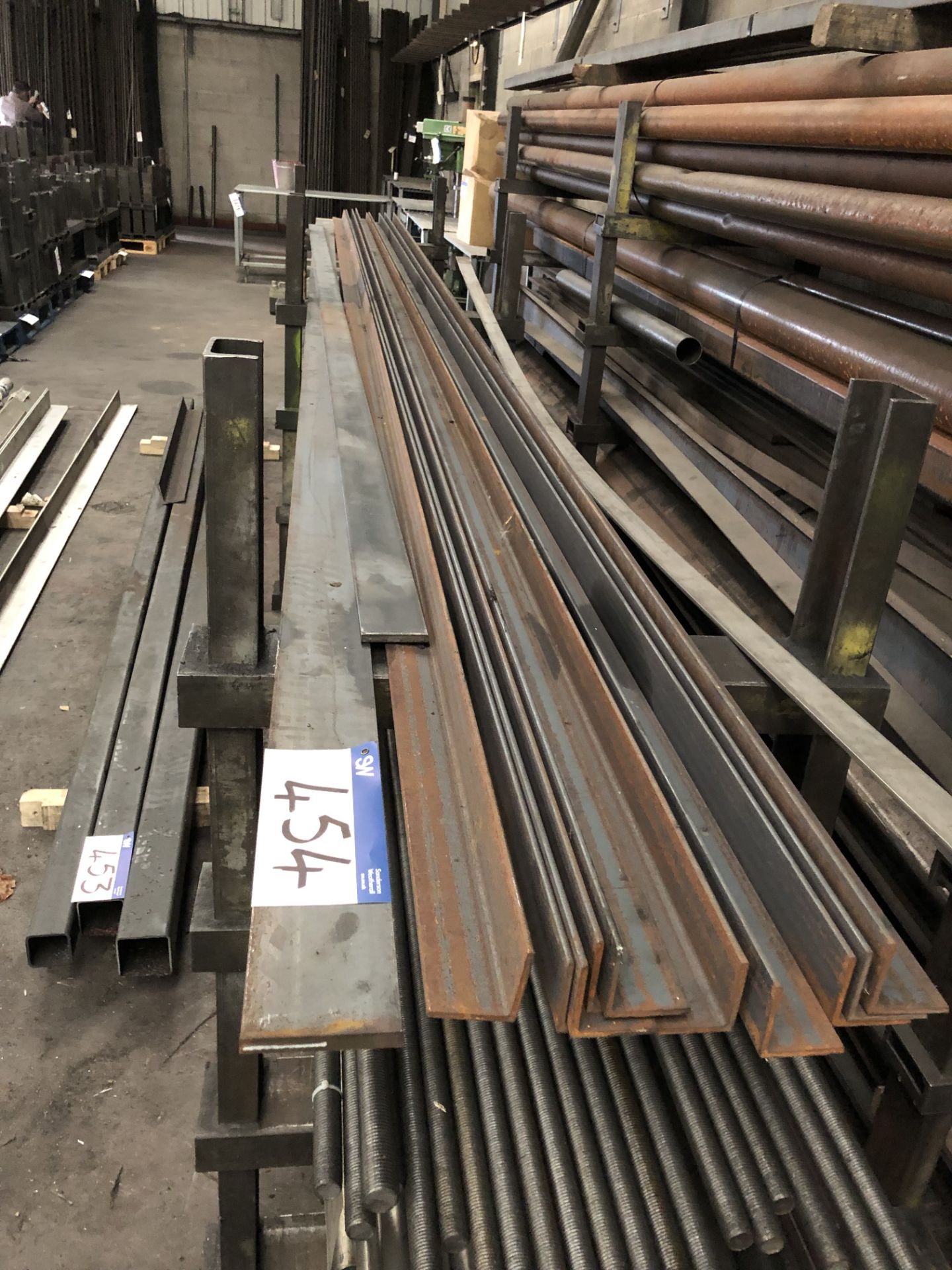 10 x 6000 x 60 x 60mm Steel Angle, 1 x 6000 x 100 x 15mm Flat Bar, 1 x 5000 x 75 x 10mm Flat Bar - Image 2 of 2