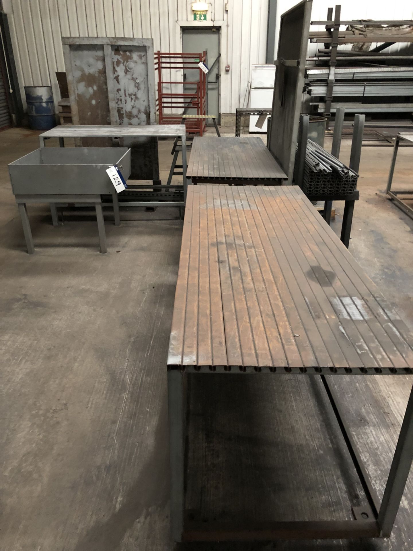 3 Steel Workbenches