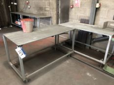 2 Steel Workbenches