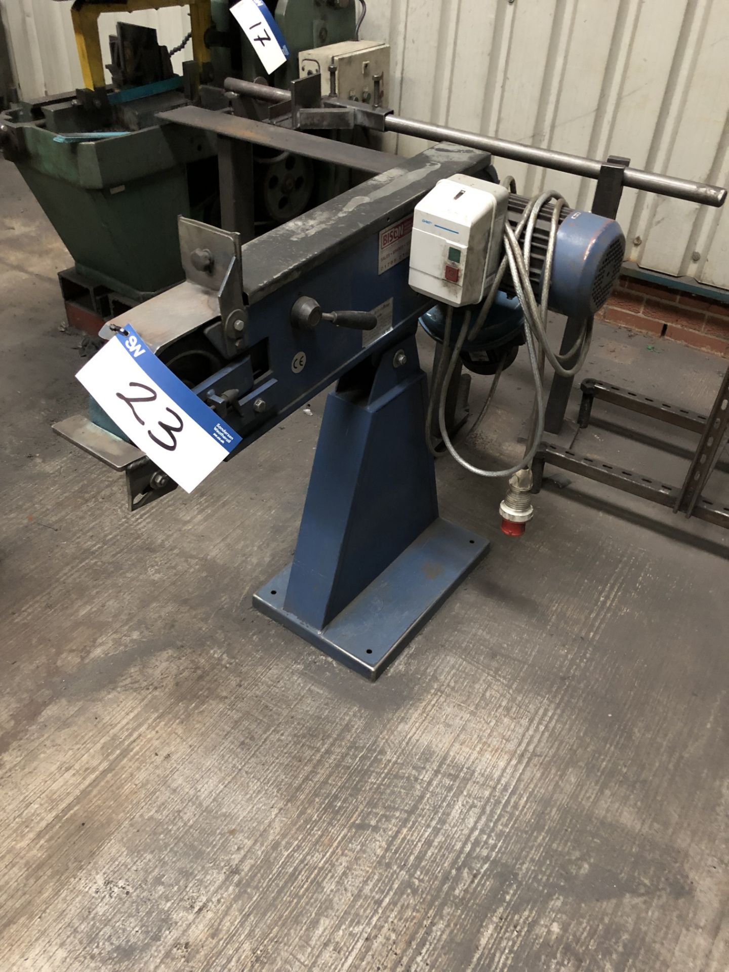 Kepp 75-2000 Horizontal Belt Grinder, Serial Number: 50415