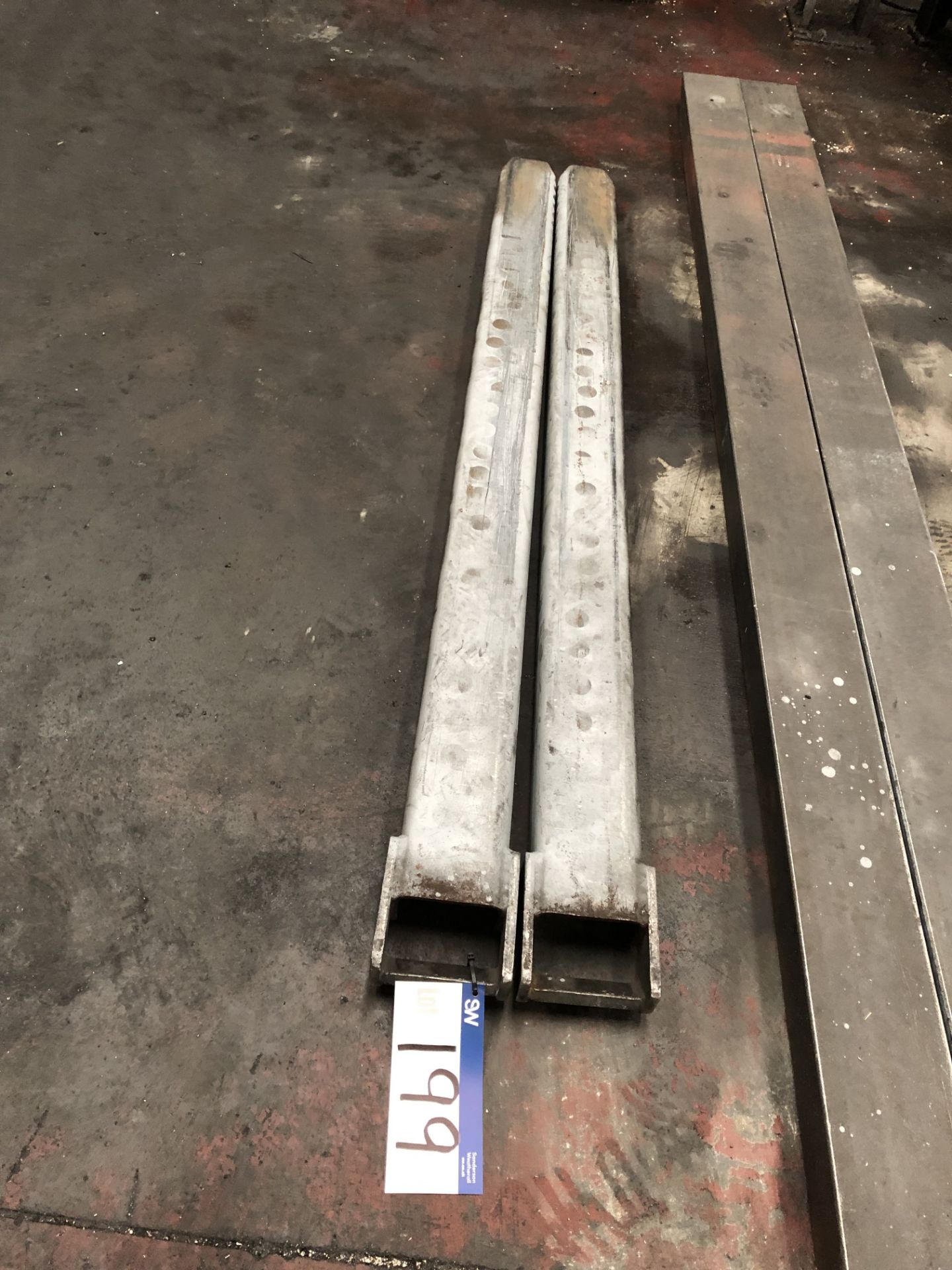 Forklift Tine Extensions, 1800mm