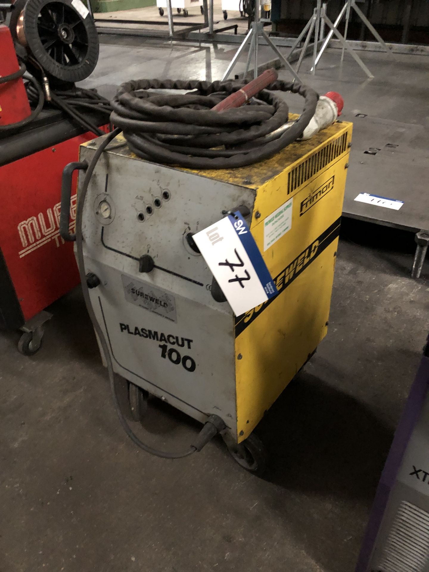 Frimal Sureweld Plasmacut 100 Plasma Cutter, Serial Number: 908217