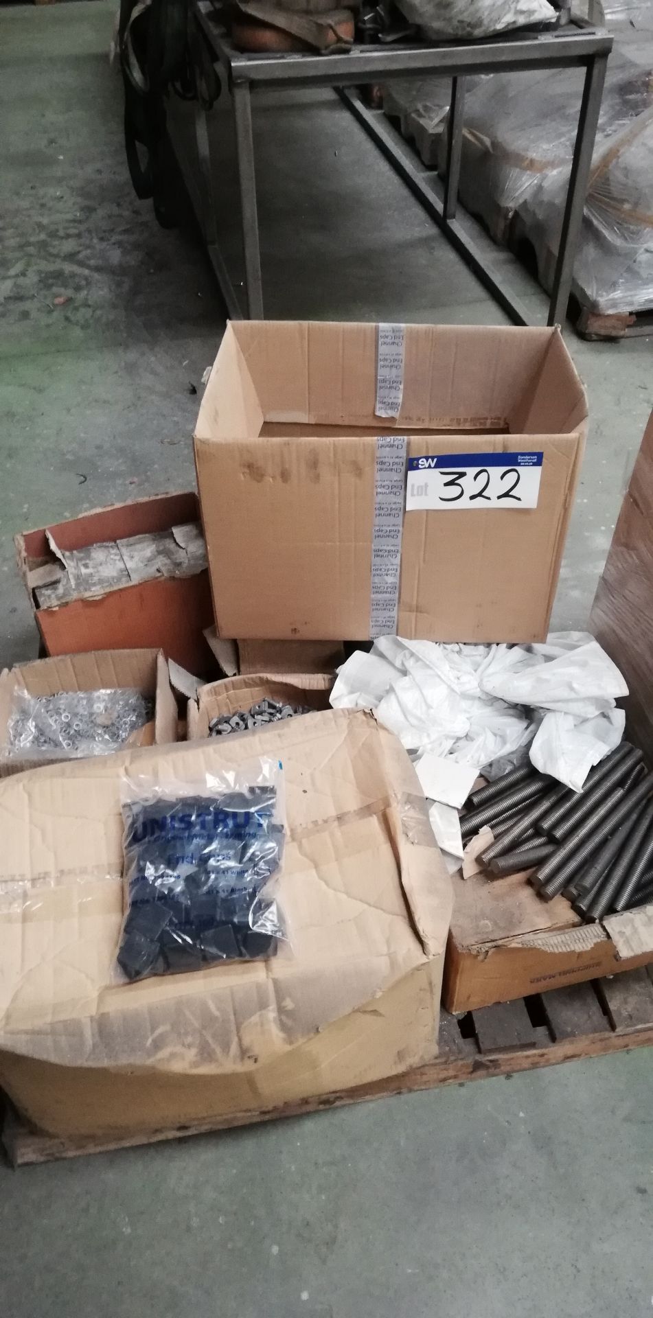 Quantity of Washers, Fixings, Threaded Bar