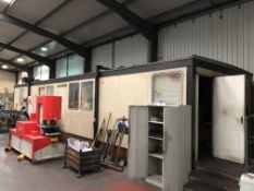 Portakabin 40ft Jack Leg Relocatable Office and Welfare Unit comprises Office, Toilet and Canteen (