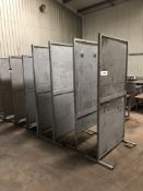6 Freestanding Steel Framed Partitions