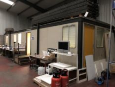 Portakabin 40ft Jack Leg Relocatable Office and Welfare Unit comprises 2 Offices, Toilet and