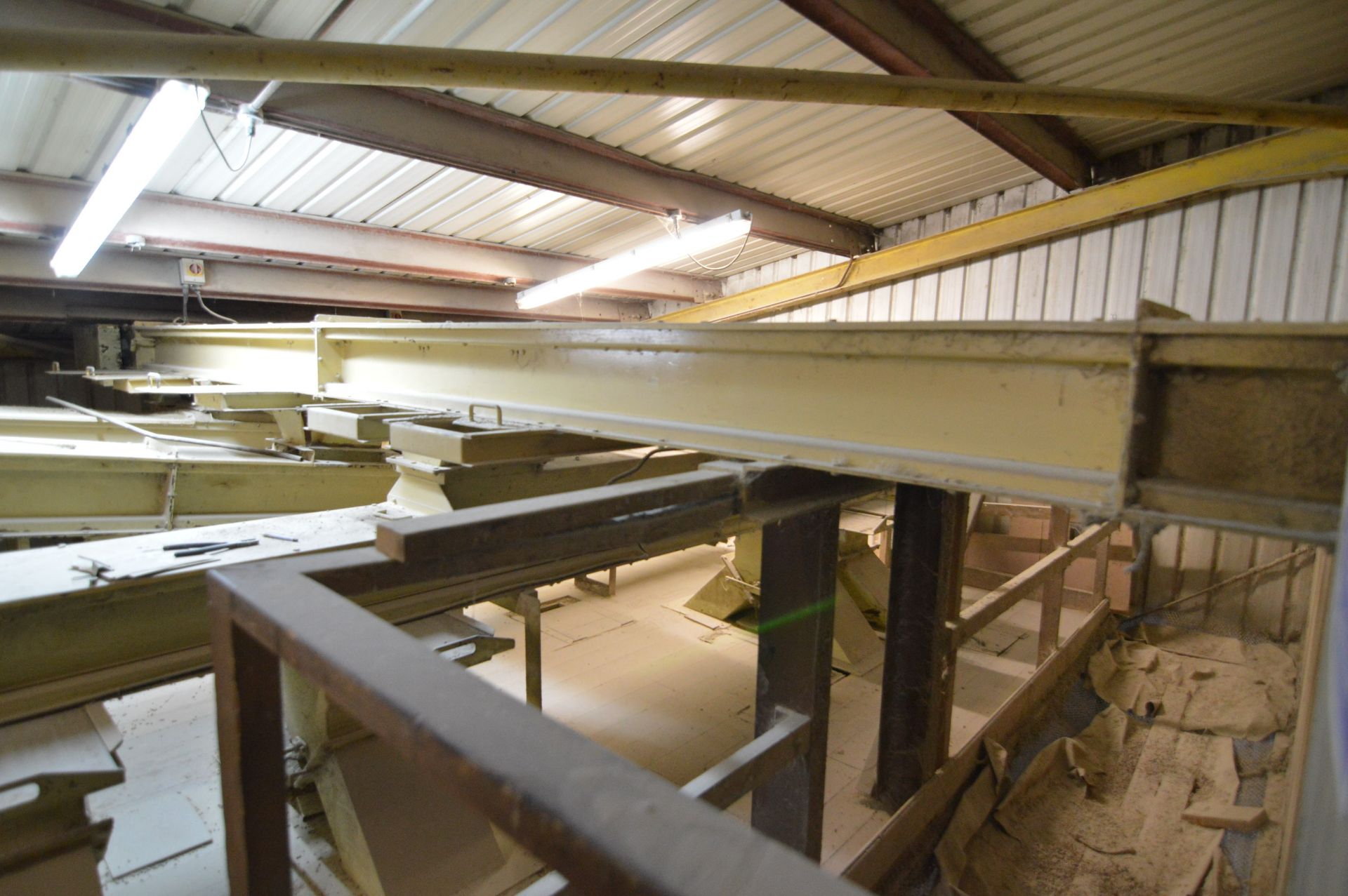 Milltech approx. 200mm Chain & Scraper Conveyor, approx. 20m centres long, with electric motor - Image 2 of 2