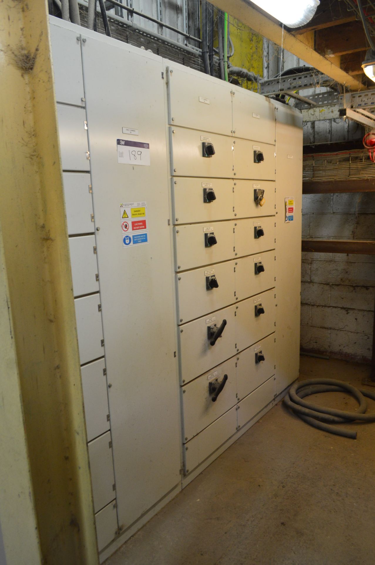 POWER DISTRIBUTION SWITCH PANEL (understood to be 1000kVA, understood to be manufactured by