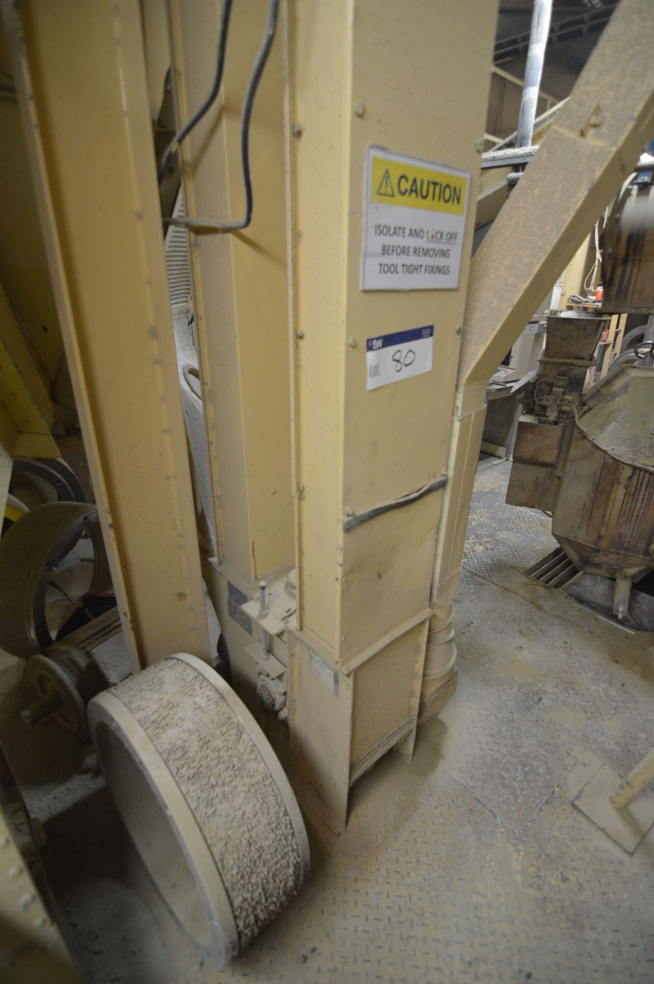 Guttridge Approx. 250mm Belt & Bucket Elevator, serial no. 210785, year of manufacture 1995, approx. - Bild 2 aus 2