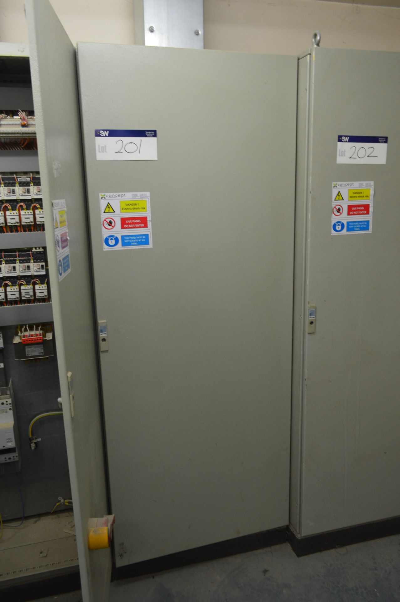 Single Door PLC Panel