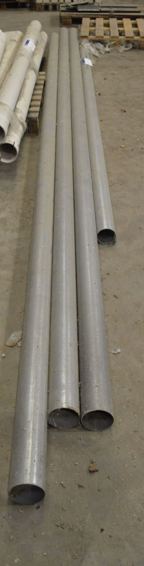 Four Lengths Galvanised Steel Piping