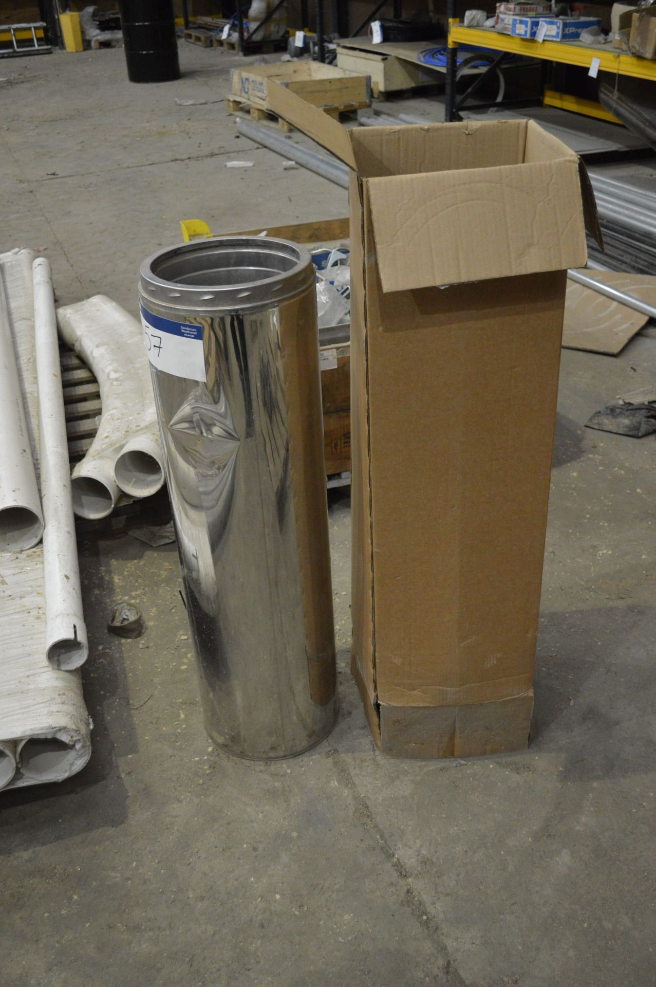 Two Insulated Wall Ductings, each approx. 1m long - Bild 3 aus 3