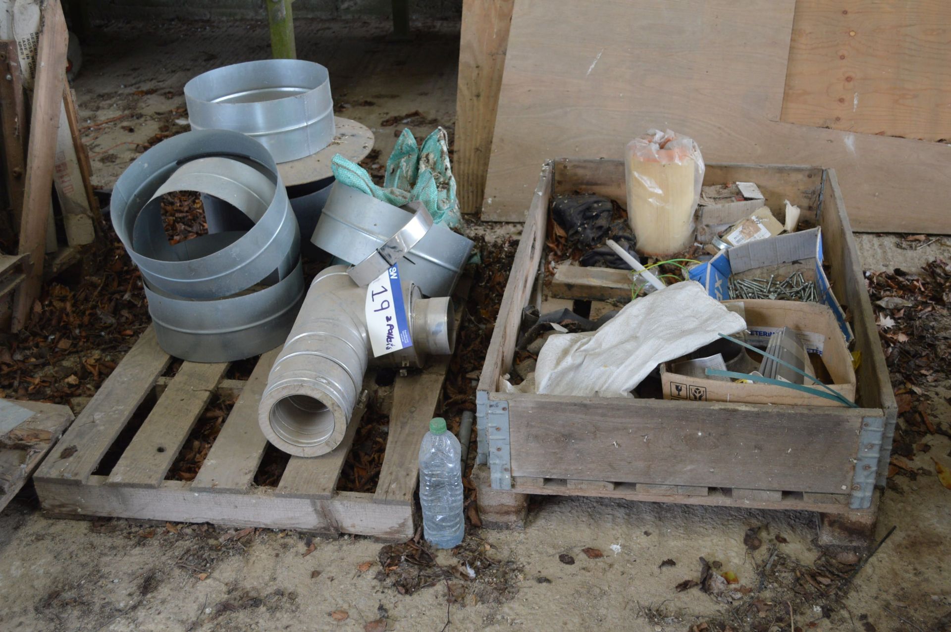 Assorted Ducting and Components, on two pallets