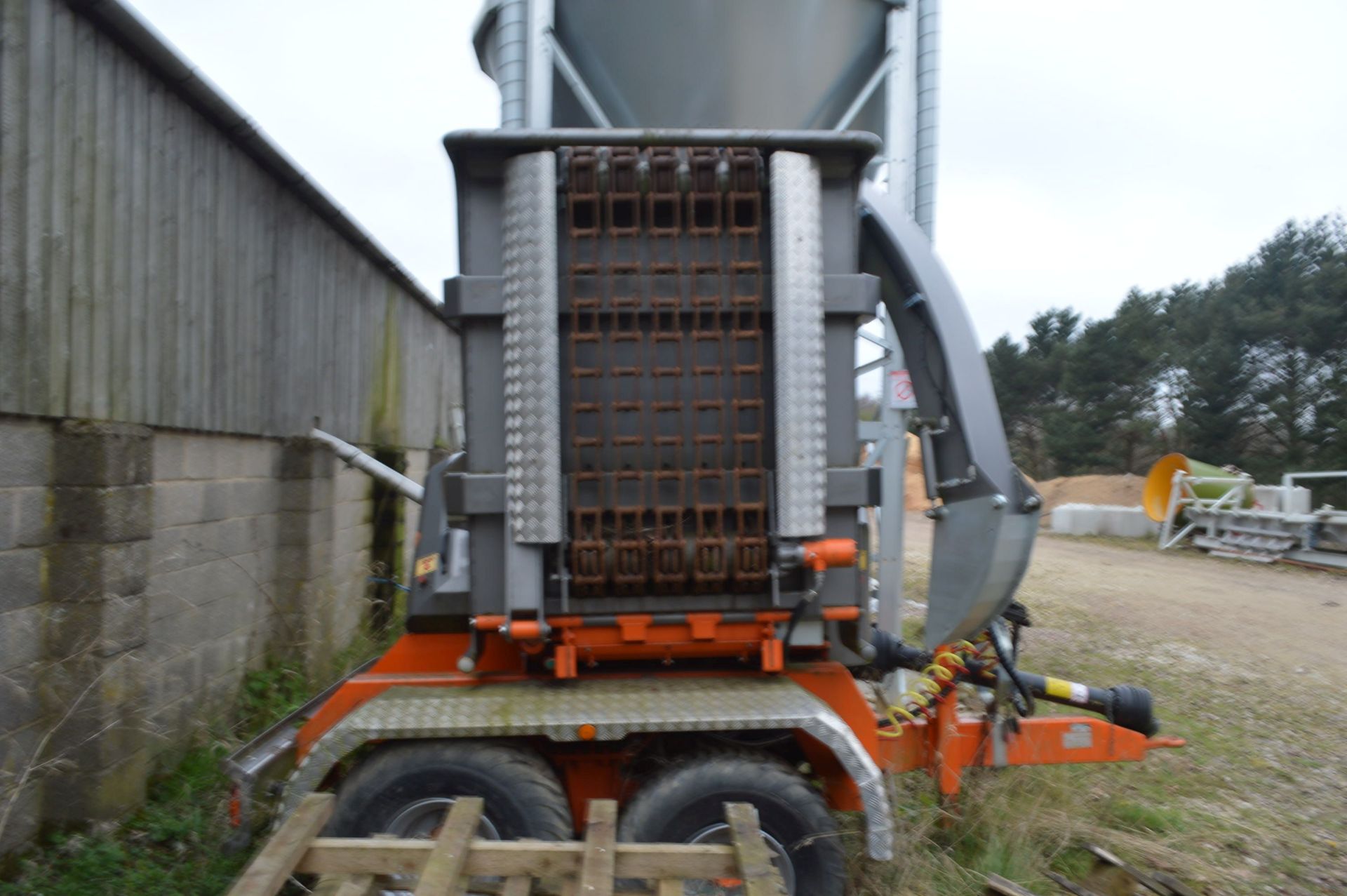 Gandini Meccanica CT40/75TTS MOBILE WOOD CHIPPER, serial no. CT40453, year of manufacture 2014, with - Image 4 of 11