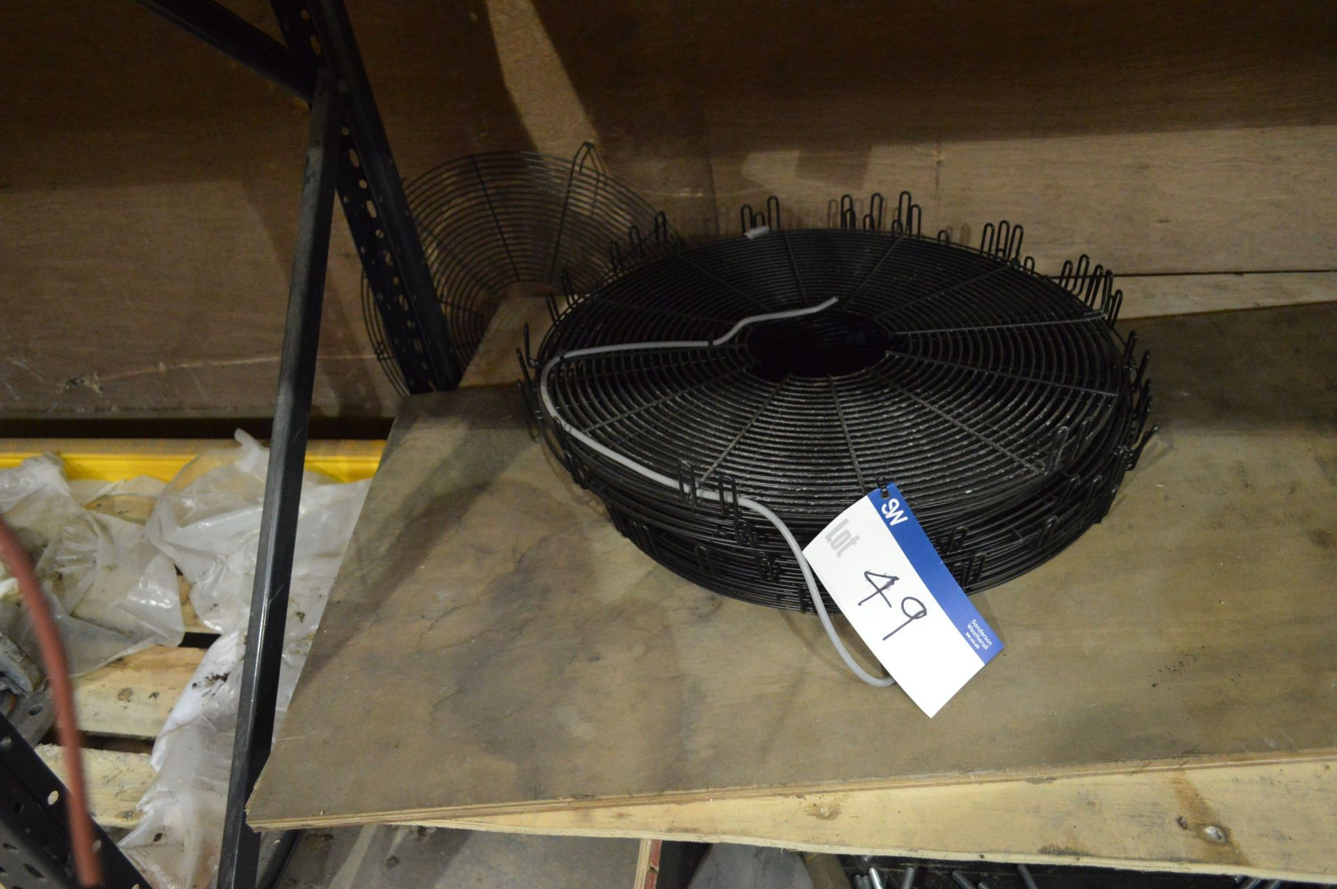 Fan Guards and Equipment, in box pallet