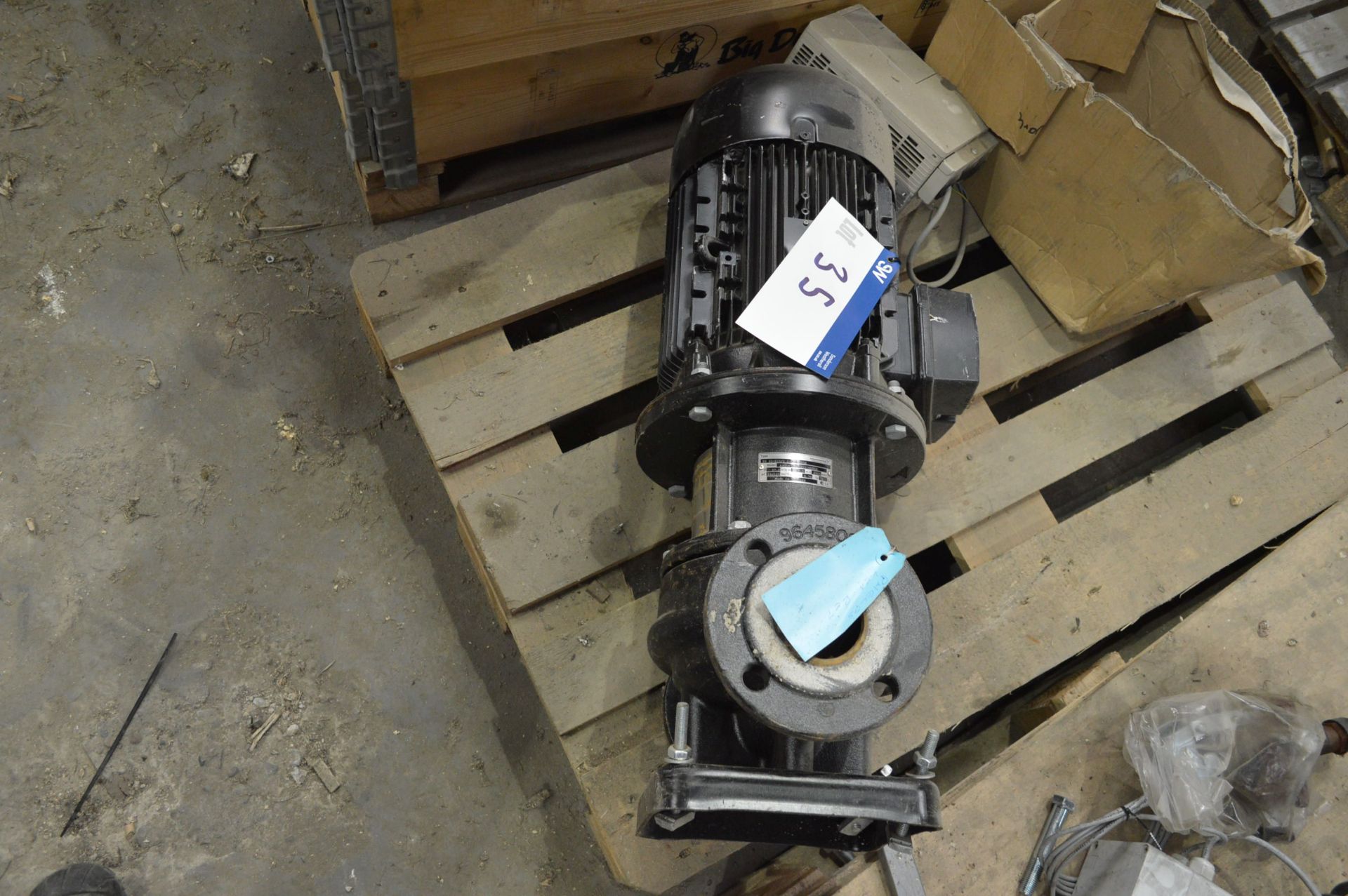 Grundfos TP.66-410/2 A-F-A-BAQE Pump, model A96087505P215100002, 57.2m³/h, with electric motor