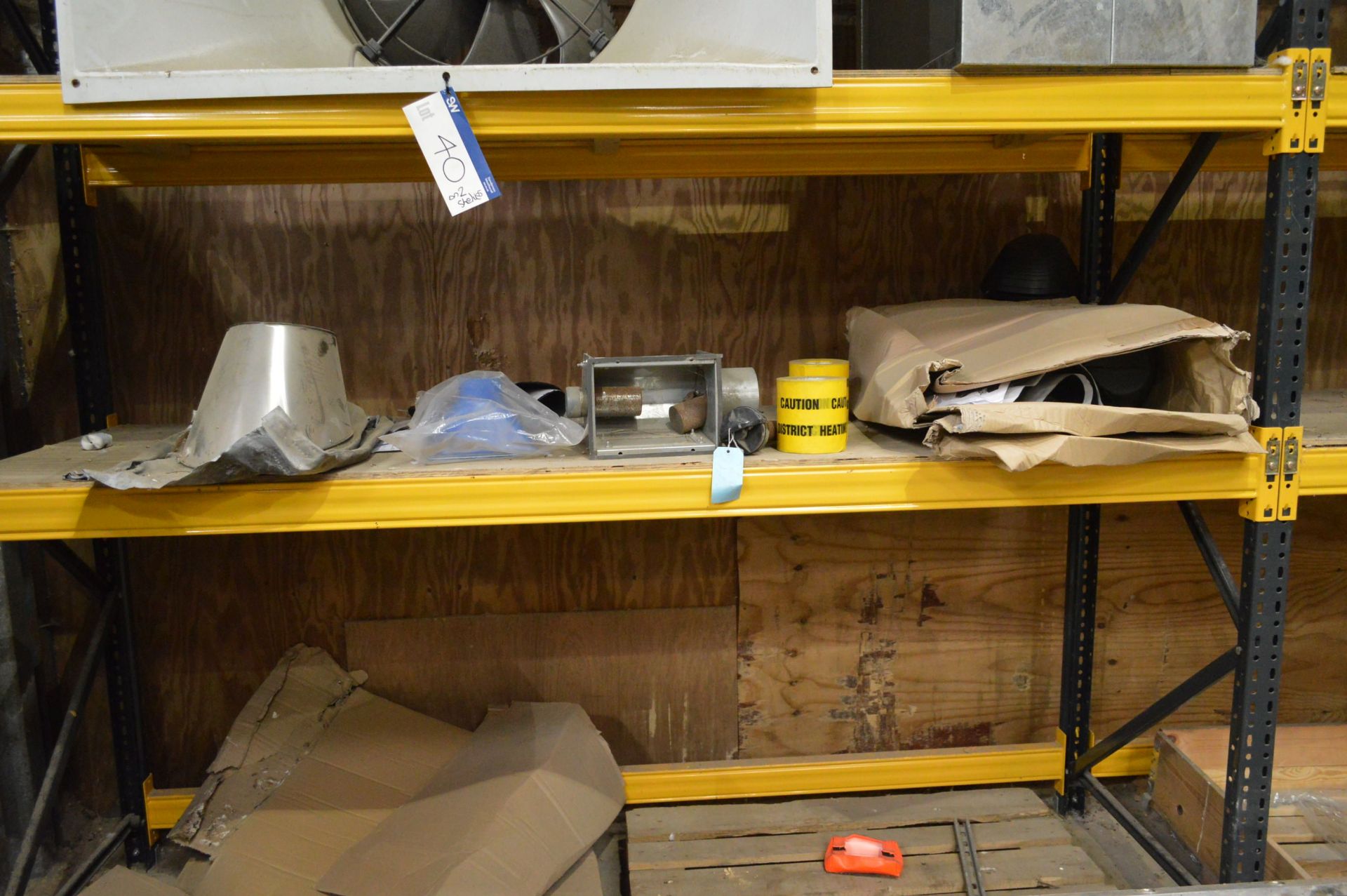 Electric Fan, with cowling and equipment, on remaining two shelves of rack - Image 4 of 4