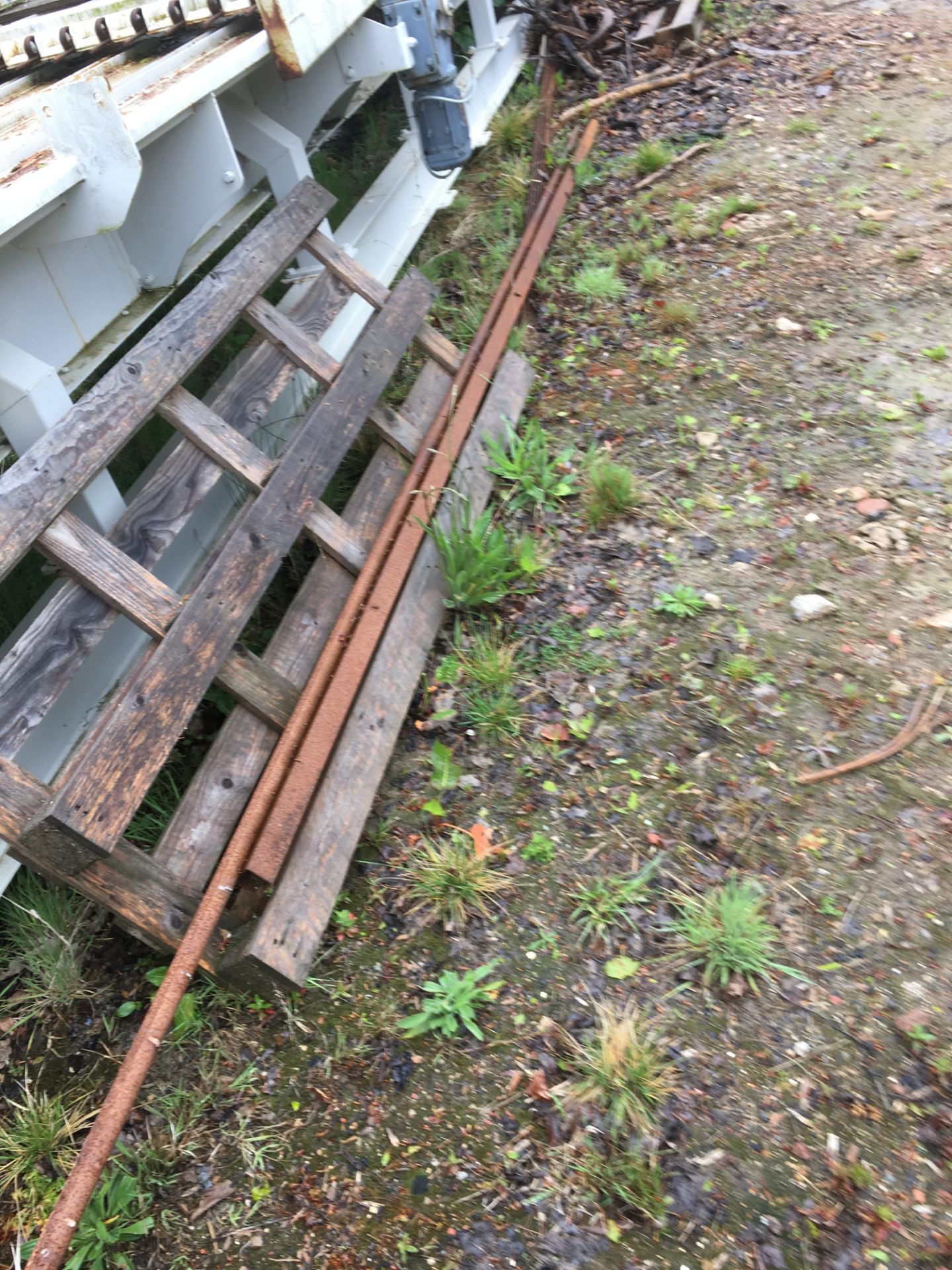 Steel Angle & Tube as set out in yard (near lot 2) - Image 2 of 2