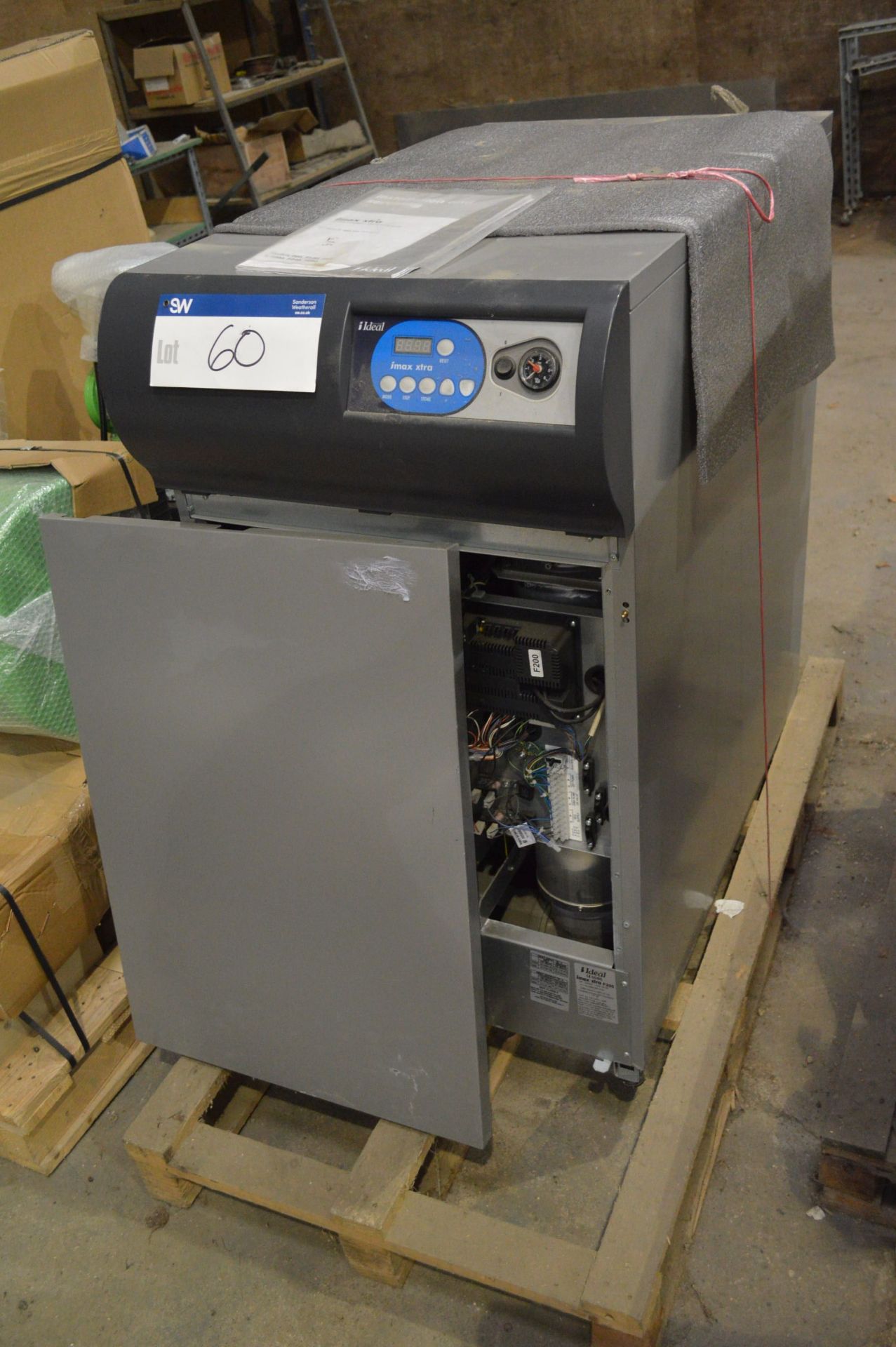Ideal IMAX XTRA F200 FLOOR STANDING CONDENSING GAS BOILER, (UNDERSTOOD TO BE UNUSED)